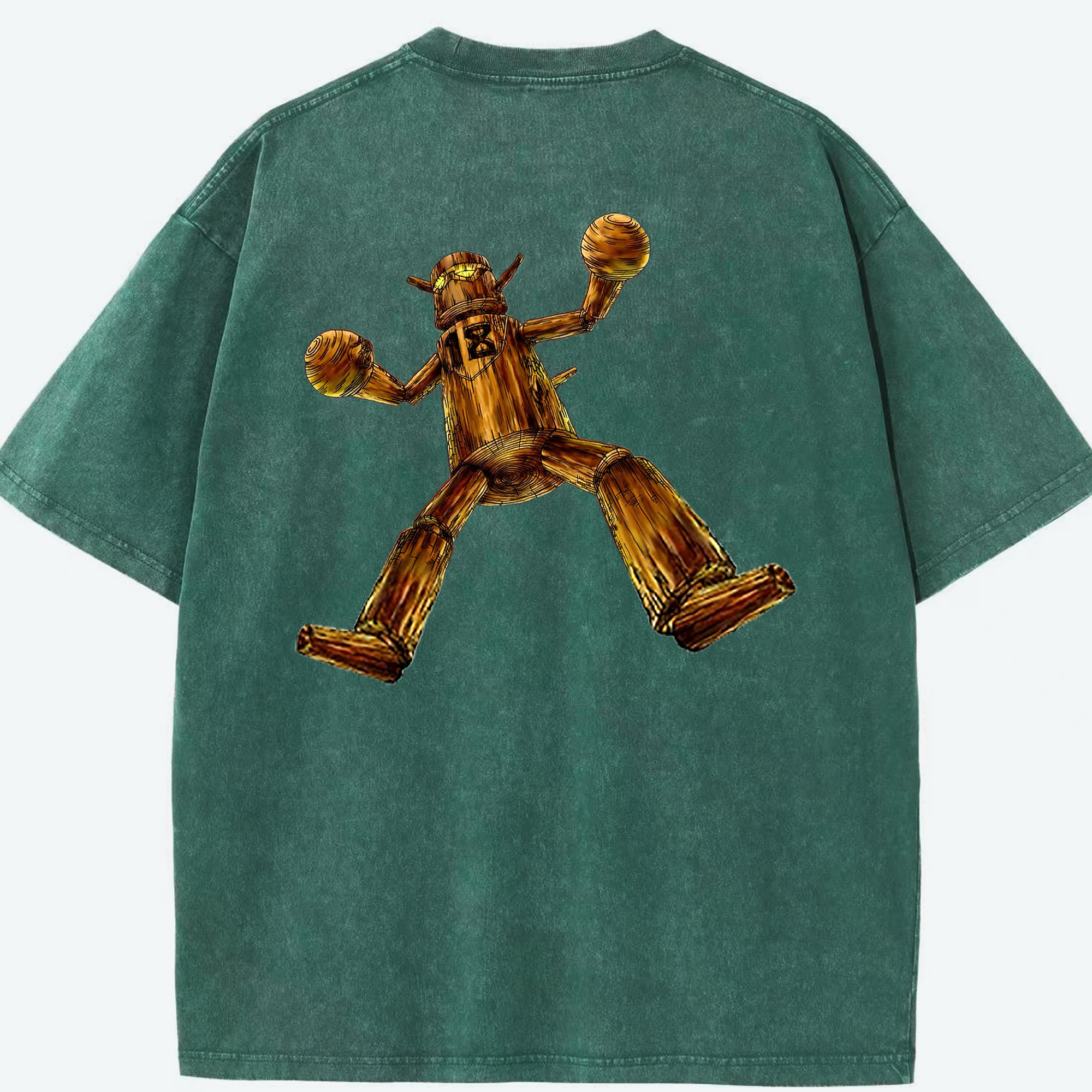 （画像用） 遊☆戯☆王 Yu-Gi-Oh! 綿100% ヴィンテージ風 半袖Tシャツ（背面プリント）